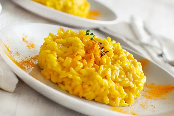 saffron risotto alla Milanese
