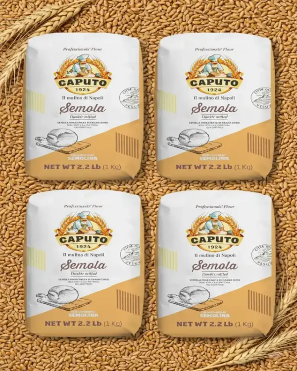 Caputo Semola Rimacinata Reground Semolina Flour