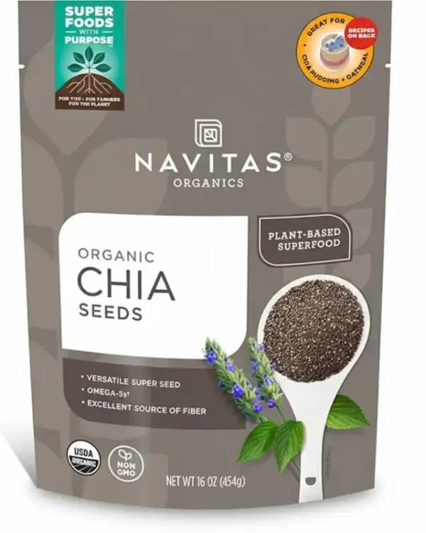 Navitas Organics Chia Seeds, Superfood Nutrition Made Simple