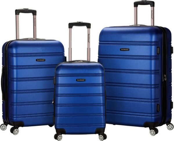 Rockland Melbourne Hardside Expandable Spinner Wheel Luggage, 3-Piece (20/24/28)